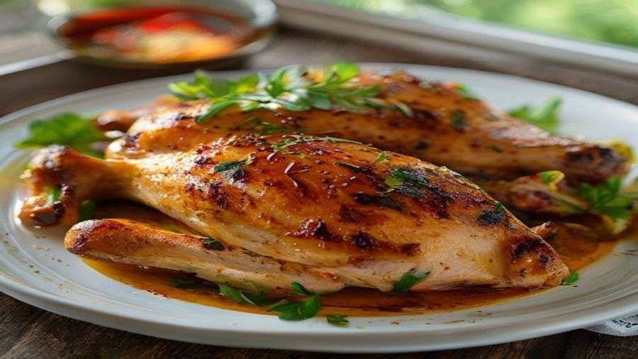 Step 1 — Sear the chicken