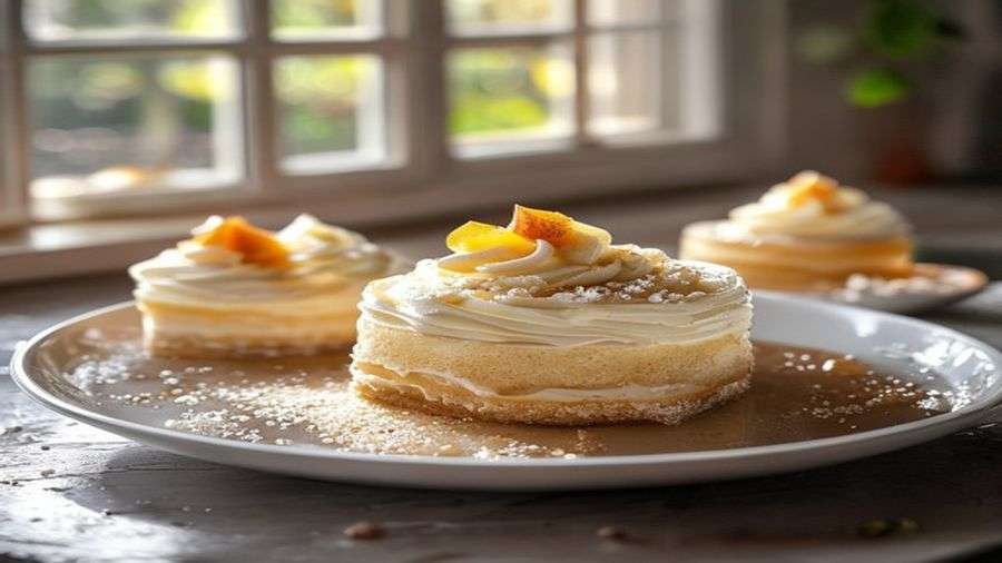 Step 3 — Frost with honey buttercream