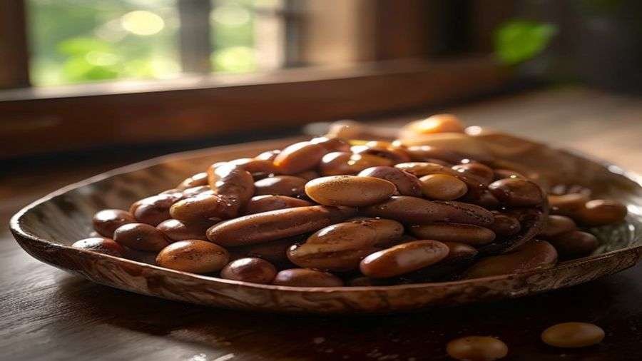 Step 1 — Blister the beans