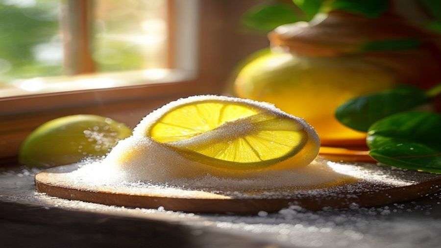 Step 1 — Scent the sugar with zest