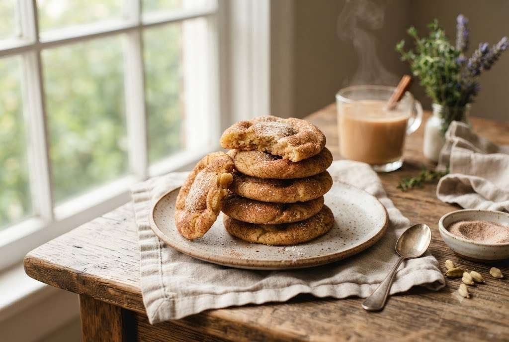 Cardamom Chai Snickerdoodles