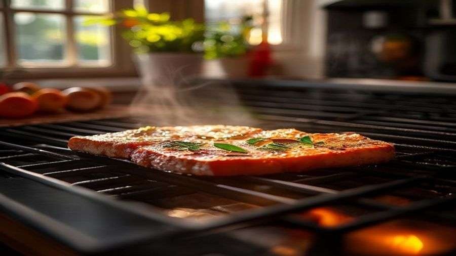 Step 1 — Cut-side down, hot oven