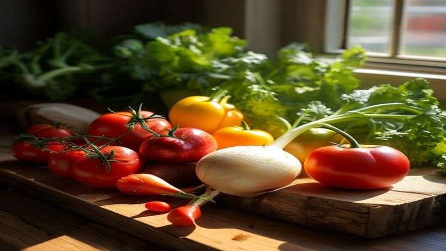 Step 1 — Start the vegetables