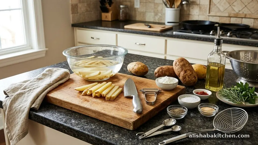 Ingredients - How to Make Crispy Fried Potatoes at Home